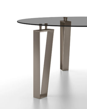 KYOTO - Round glass table by F.lli Orsenigo - view 3